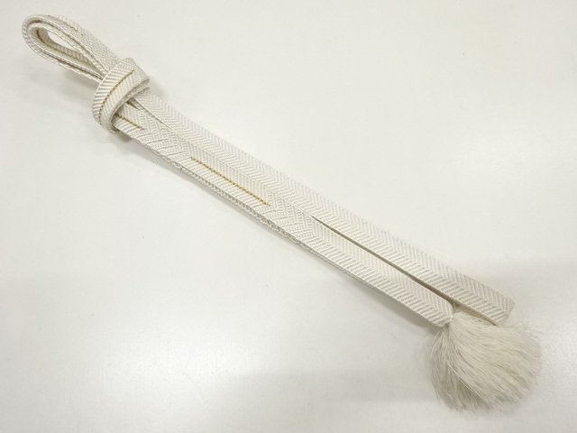 JAPANESE KIMONO / HAND-TIED OBIJIME CORD